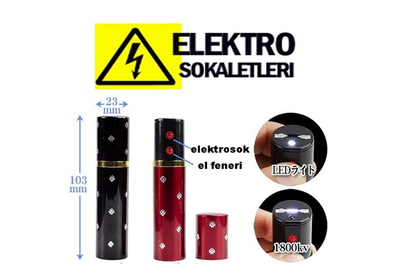 Ruj Şeklinde Elektro Şok Cihazi