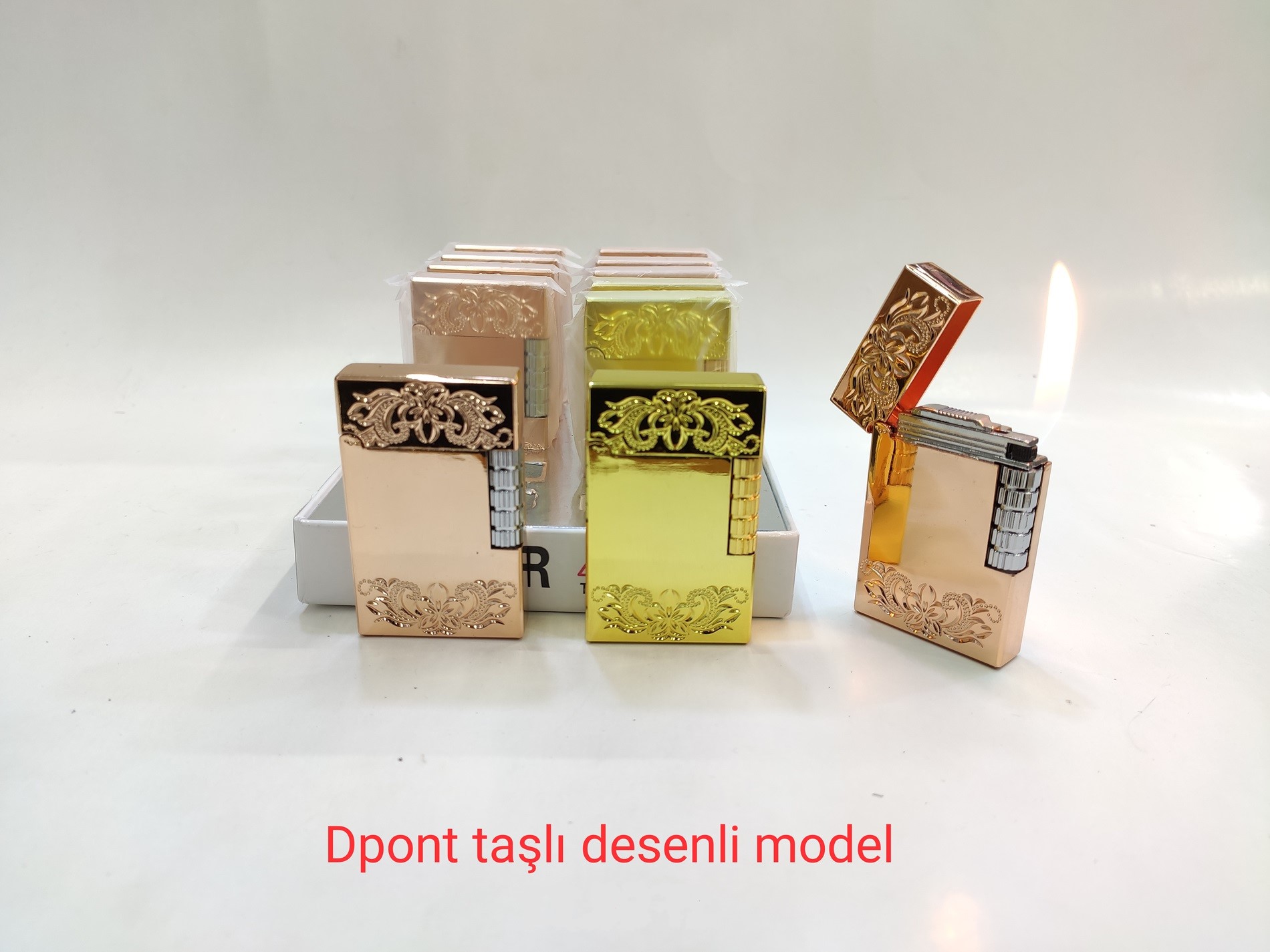 DUPONT MODEL DESENLİ GAZLI ÇAKMAK