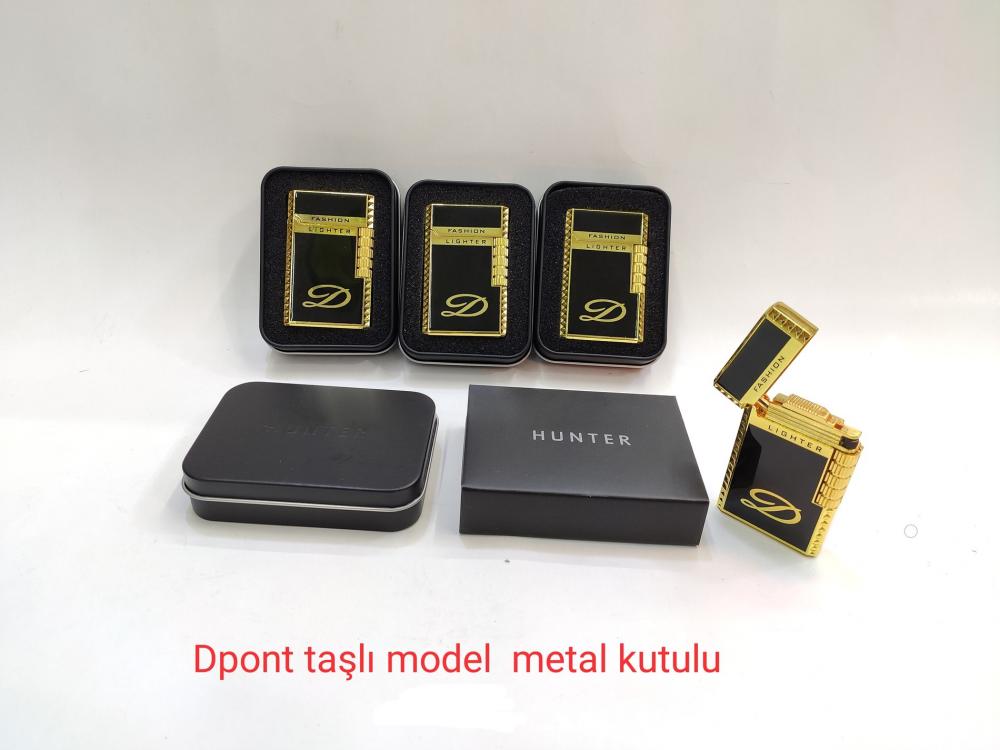 Metal Kutulu Siyah Dupont Çakmak