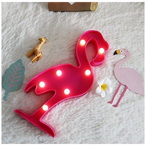 Led Işıklı Flamingo Gece Lambası