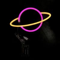 Neon Işıklı Galaksi Masa Gece Lambası